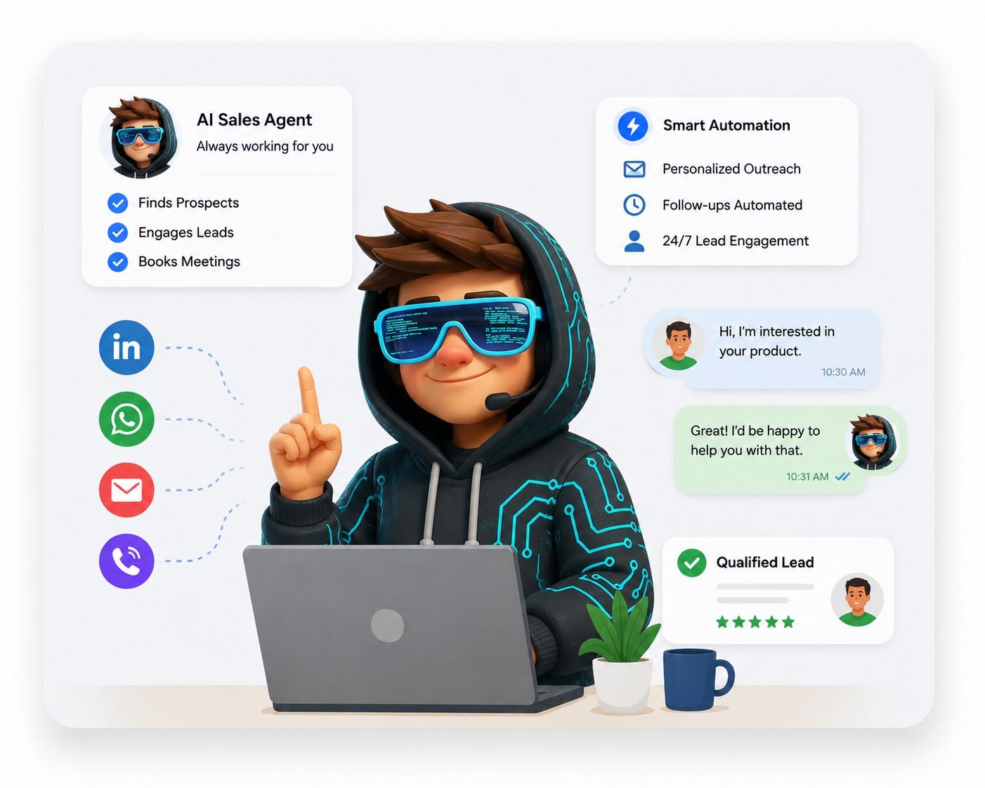 Mr LAD — Your AI Sales Employee across every channel